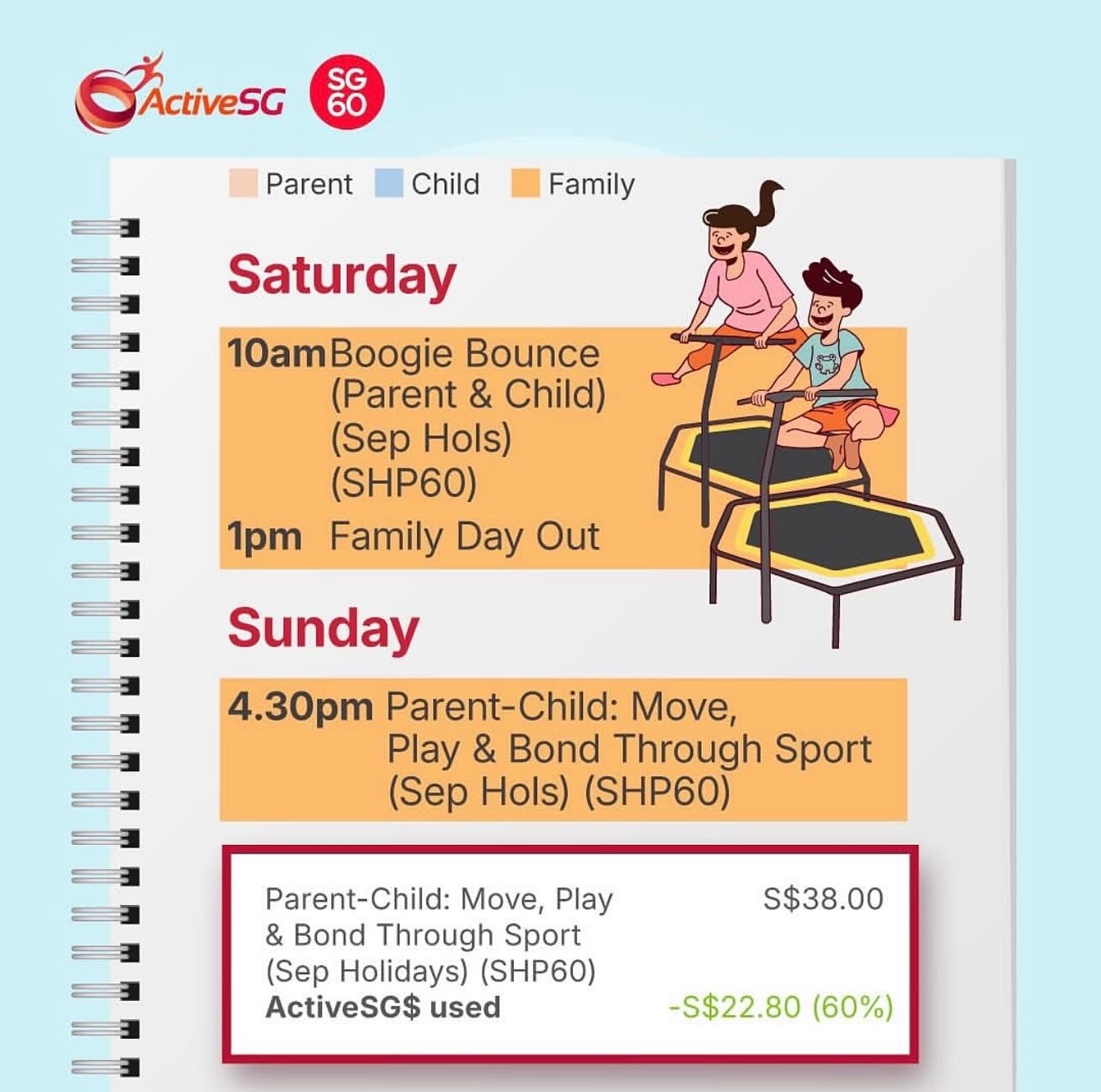 Participants in an ActiveSG School Holiday Programme